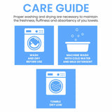 2 Piece Cotton Plush Bath Towel Set Giza