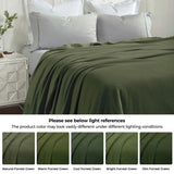 Nobel Cotton Textured Jacquard Chevron Lightweight Woven Blanket - Blanket by Superior