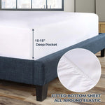 Egyptian Cotton 1000 Thread Count Embroidered Bed Sheet Set - Egyptian Cotton Sheet Set by Superior
