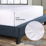 Egyptian Cotton 1000 Thread Count Embroidered Bed Sheet Set - Egyptian Cotton Sheet Set by Superior