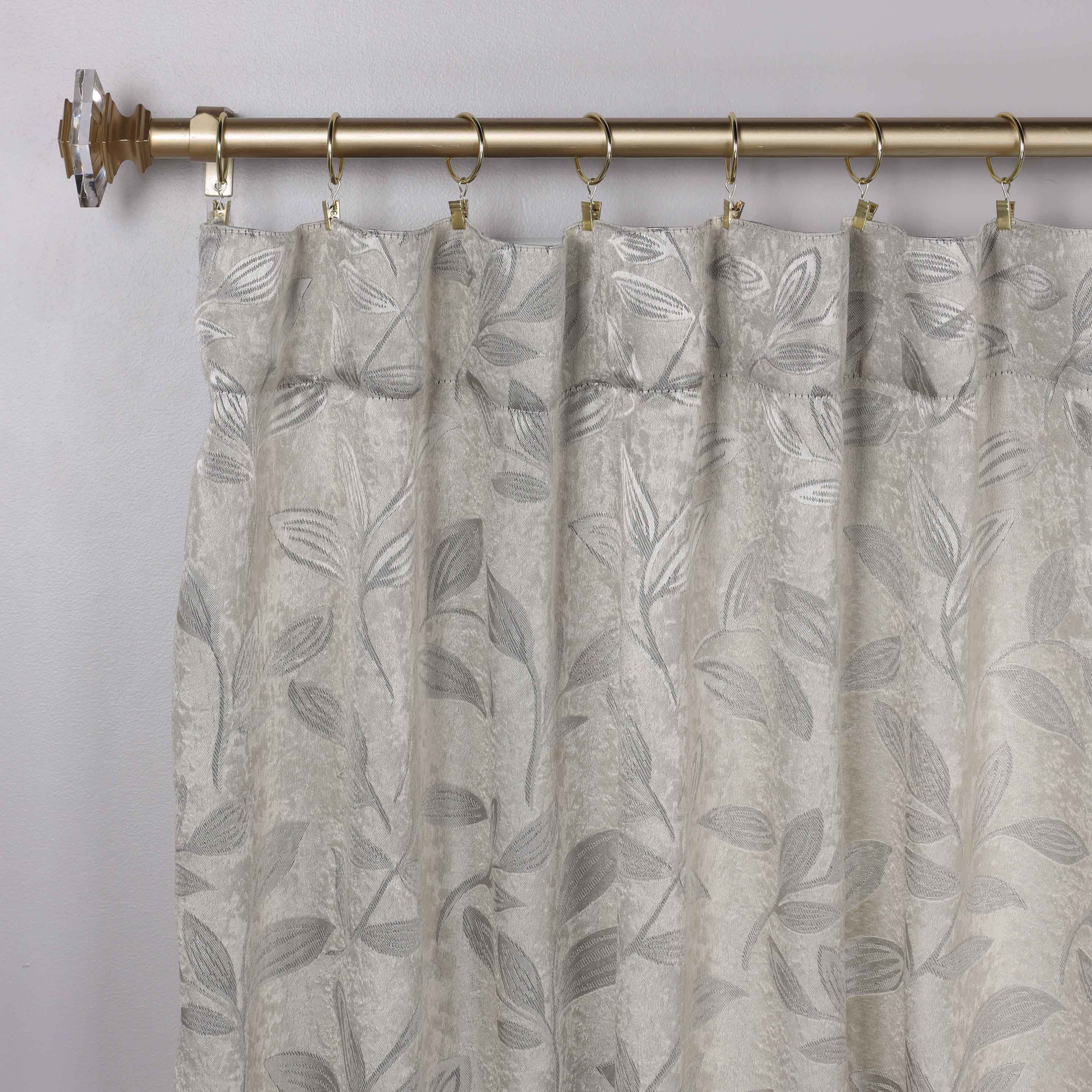 Leaves Room Darkening Back Tabs Blackout Curtain Panels, Set of 2 - Blackout Curtains by Superior