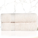 Heritage Egyptian Cotton Plush Absorbent Luxury Bath Towel Set of 2 - Bath Towel by Superior