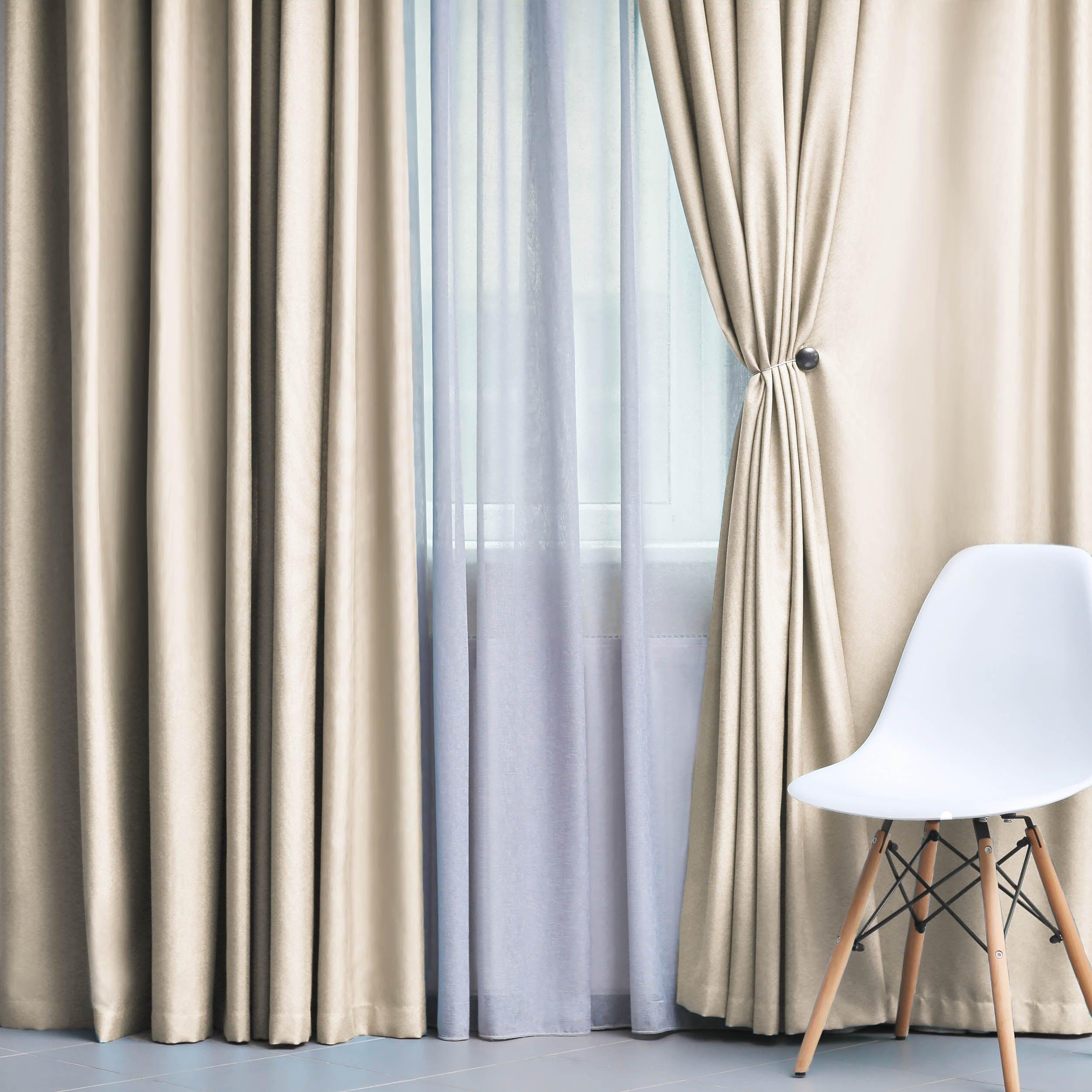 Solid Machine Washable Room Darkening Blackout Curtains, Set of 2 - Blackout Curtains by Superior Brand