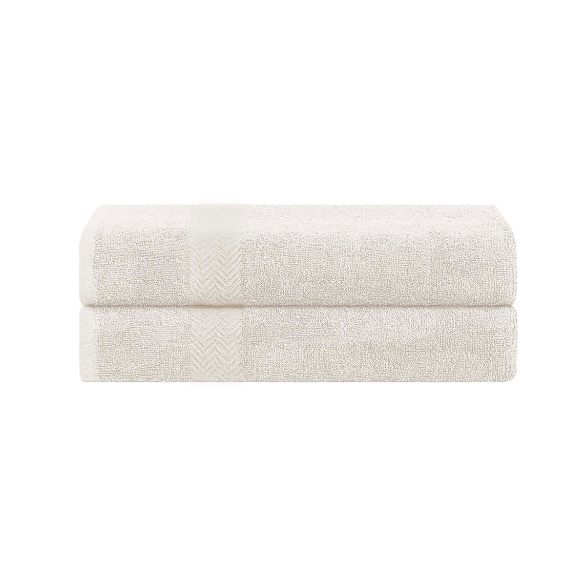 Cotton Eco-Friendly Bathroom Essentials 2 Piece Bath Sheet Set