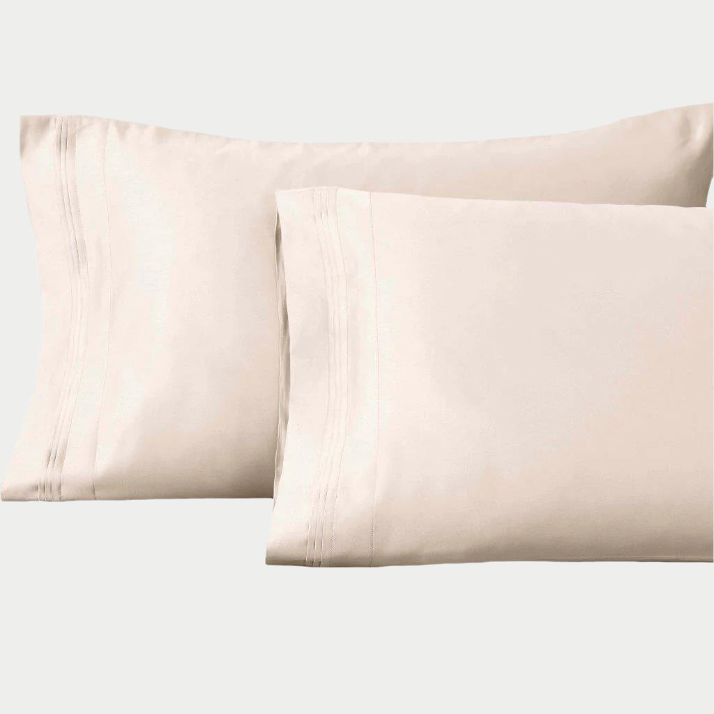 1500 Thread Count Egyptian Cotton 2 Piece Solid Pillowcase Set - Egyptian Cotton Pillowcases by Superior Brand