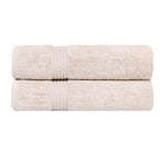 Heritage Egyptian Cotton Plush Absorbent Luxury Bath Towel Set of 2 - Bath Towel by Superior