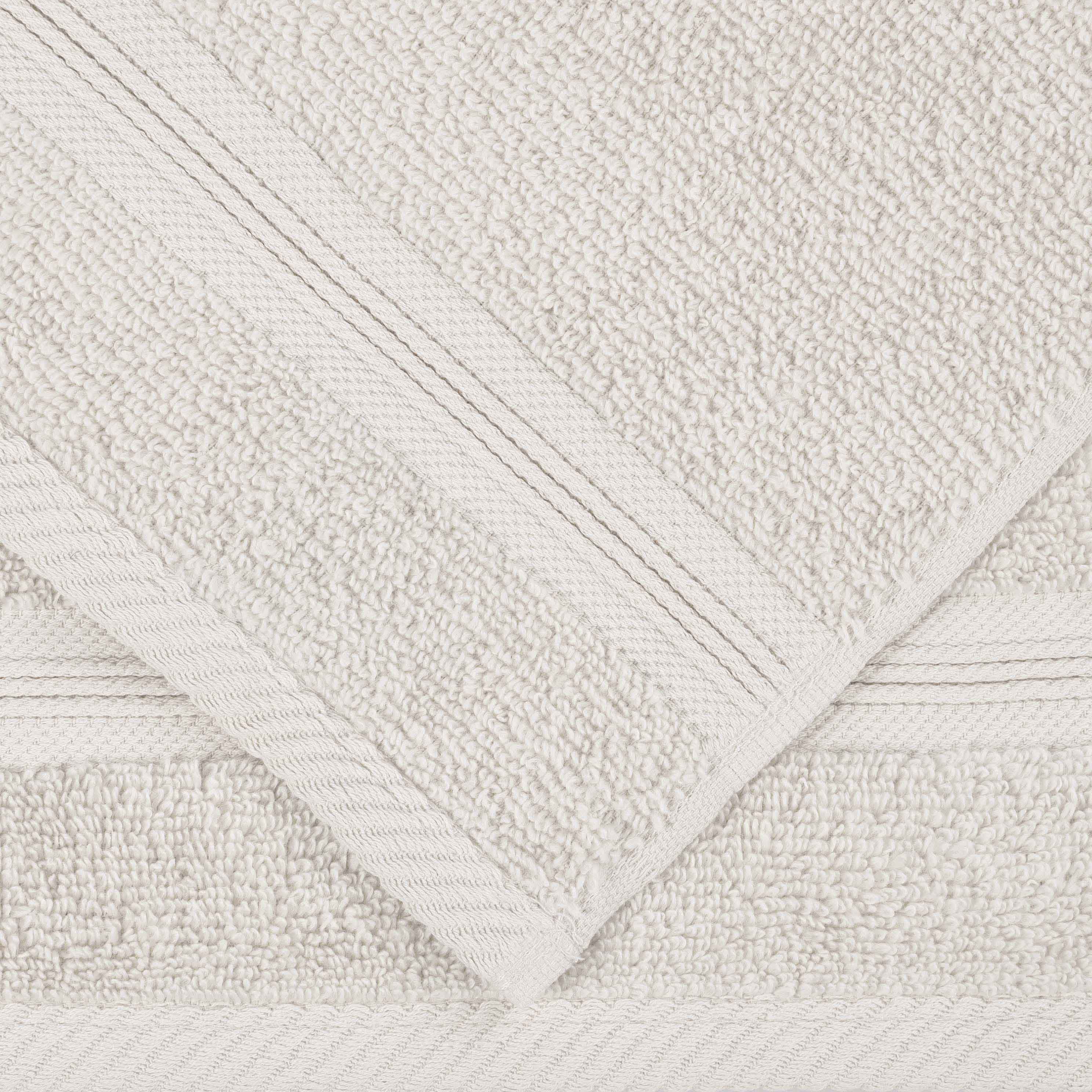 Smart Dry Zero Twist Cotton Medium Weight 3 Piece Assorted Towel Set - Towel Set by Superior Brand