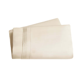 Superior Premium 650 Thread Count Egyptian Cotton Solid Deep Pocket Sheet Set - Ivory