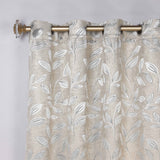 Leaves Room Darkening Washable Blackout Curtain Panels, Set of 2 - Blackout Curtains by Superior