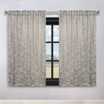 Leaves Room Darkening Back Tabs Blackout Curtain Panels, Set of 2 - Blackout Curtains by Superior