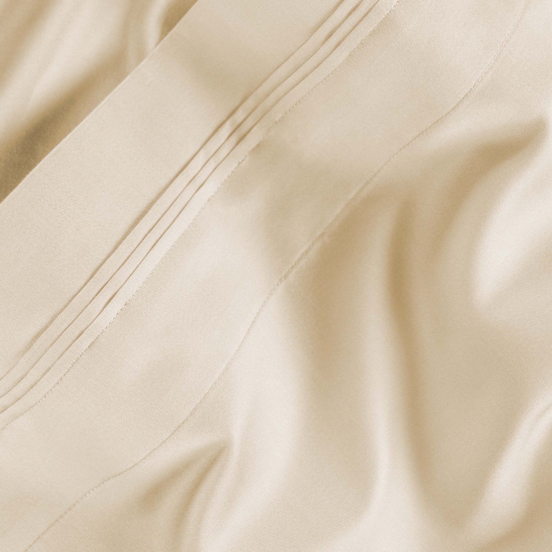Egyptian Cotton 1500 Thread Count Eco Friendly Solid Sheet Set - Ivory