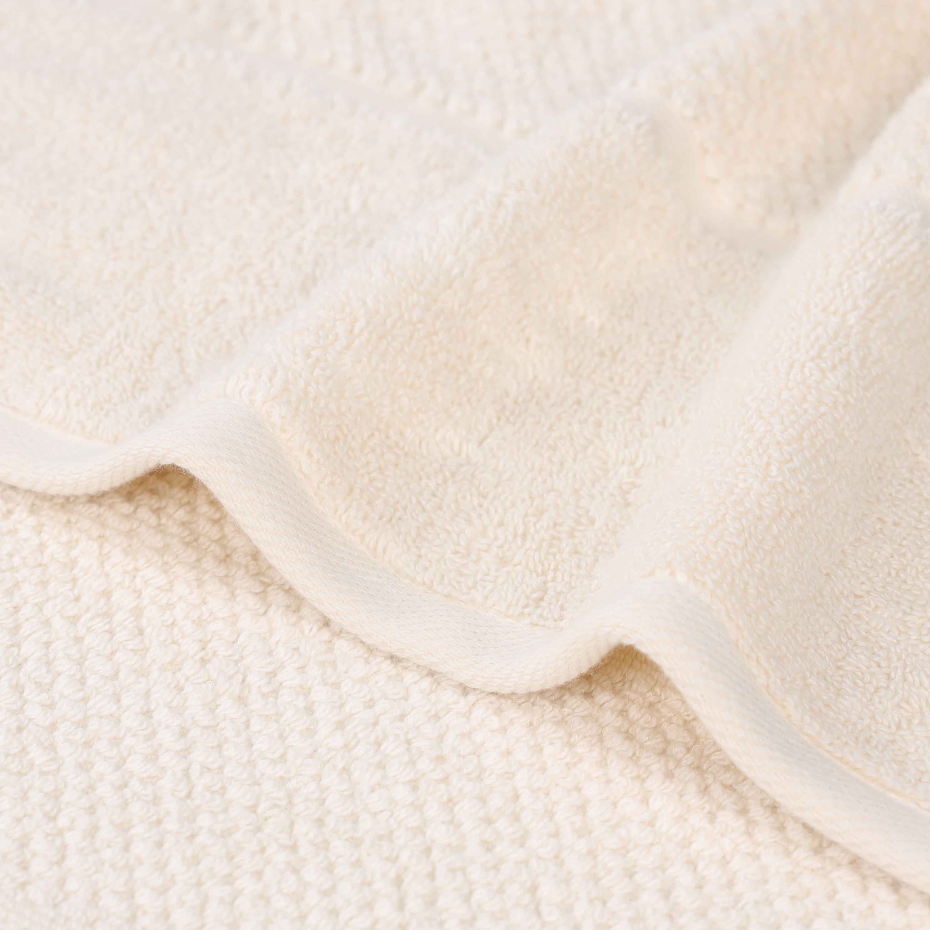 Mile Smart Twist Viscose Cotton Blend Solid 9 Piece Towel Set - Towel Set by Superior Brand