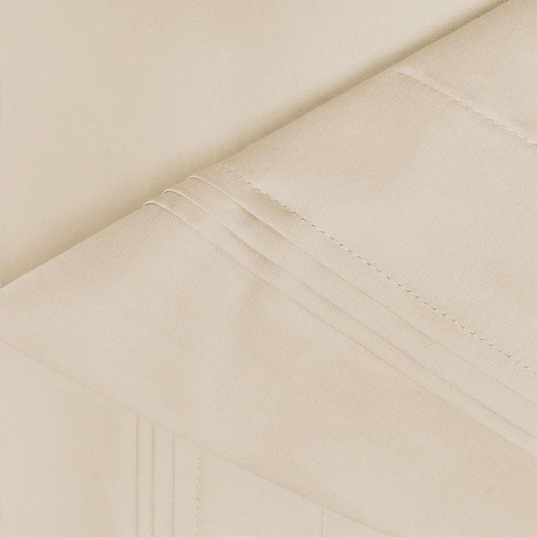Superior Premium 650 Thread Count Egyptian Cotton Solid Deep Pocket Sheet Set - Ivory