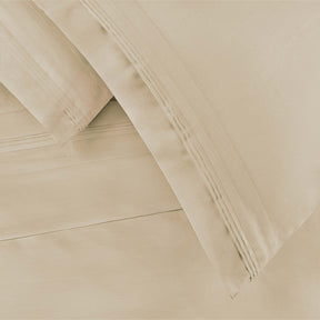 Egyptian Cotton 650 Thread Count Eco-Friendly Solid Sheet Set - Ivory
