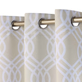 Ribbon Trellis Washable Room Darkening Blackout Curtains, Set of 2 - Blackout Curtains by Superior