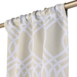 Ribbon Trellis Washable Room Darkening Blackout Curtains, Set of 2 - Blackout Curtains by Superior