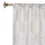 Ribbon Trellis Washable Room Darkening Blackout Curtains, Set of 2 - Blackout Curtains by Superior