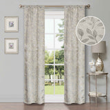Leaves Room Darkening Washable Blackout Curtain Panels, Set of 2 - Blackout Curtains by Superior