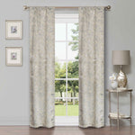 Leaves Room Darkening Washable Blackout Curtain Panels, Set of 2 - Blackout Curtains by Superior
