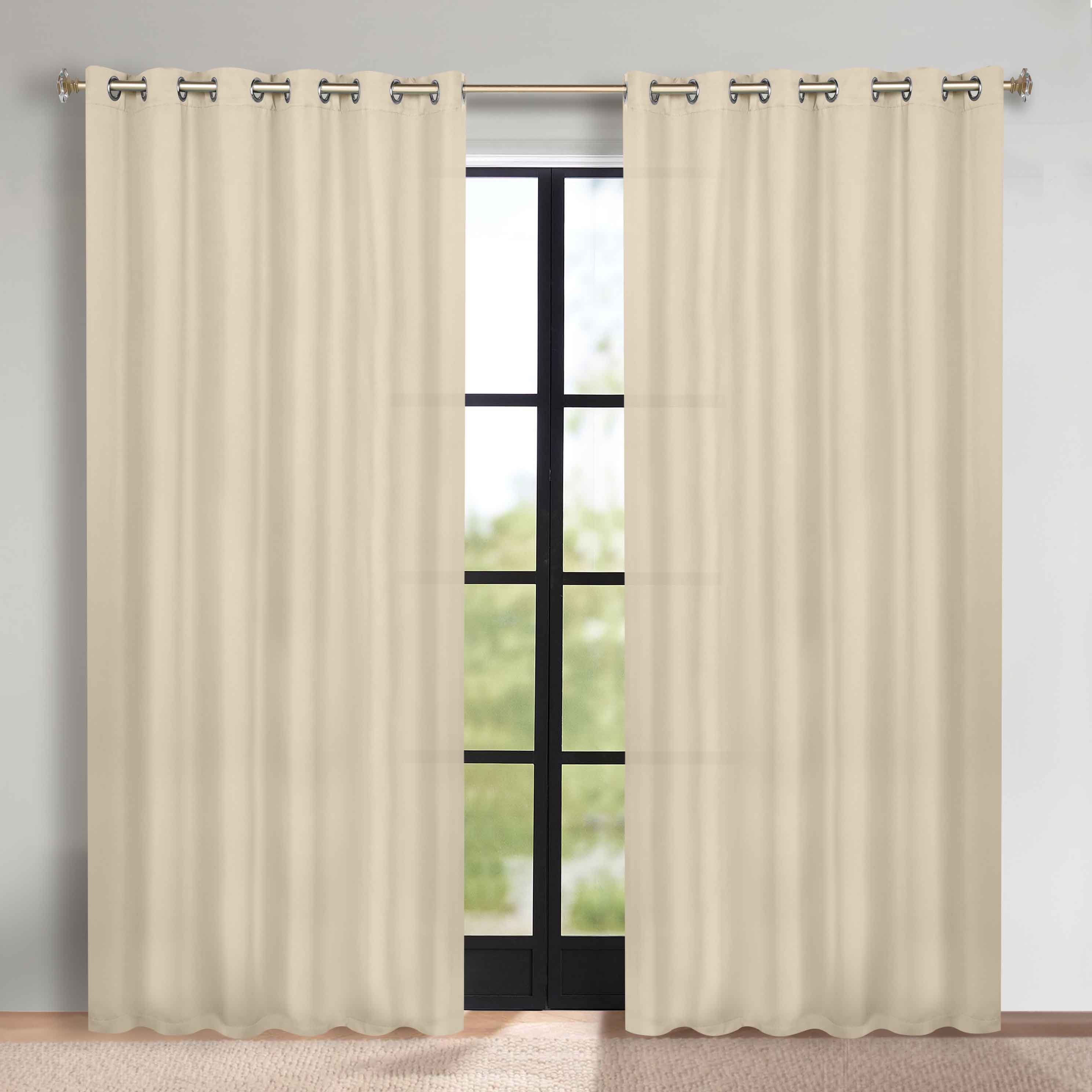 Classic Modern Solid Room Darkening Blackout Curtain Panels, Set of 2 - Blackout Curtains by Superior