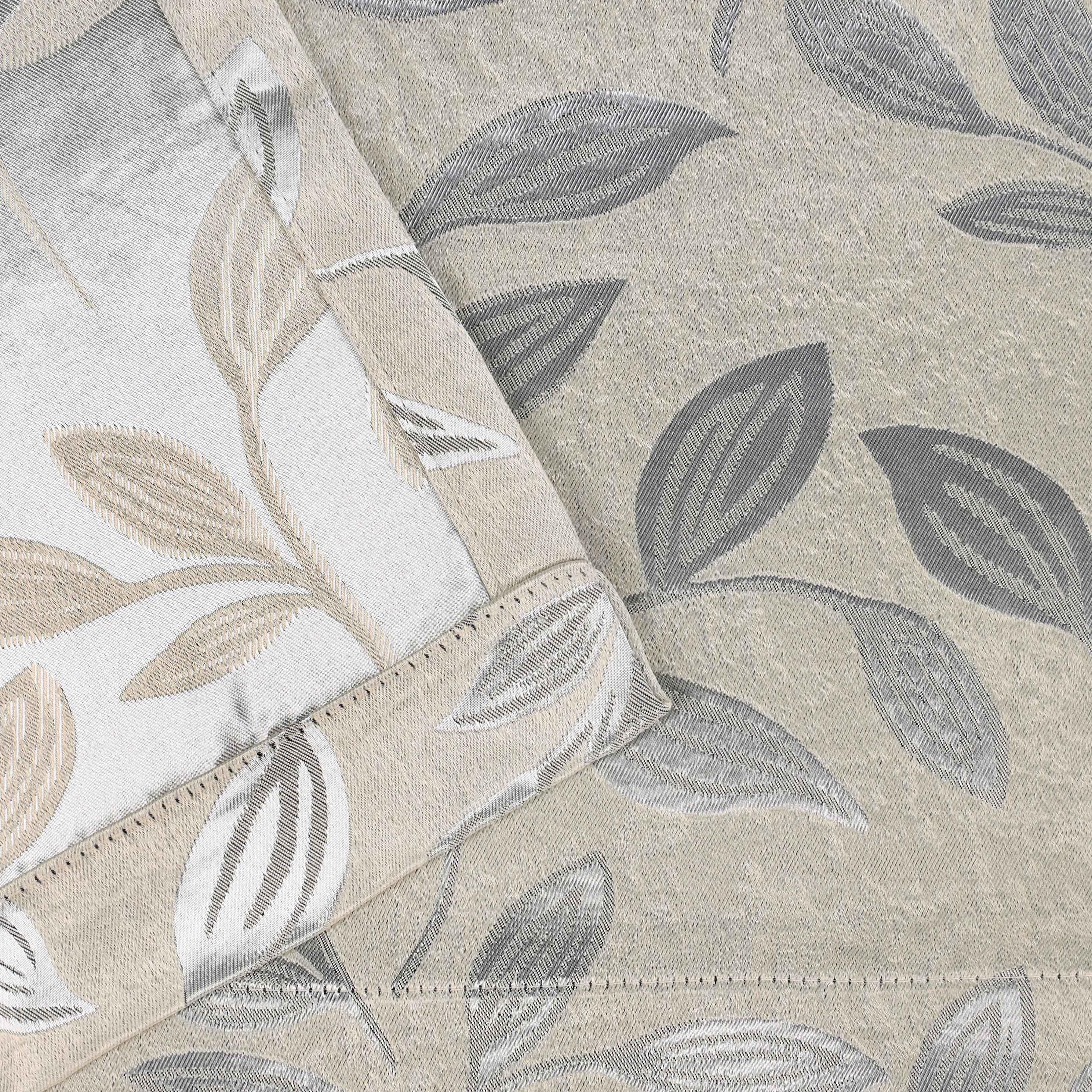 Leaves Machine Washable Room Darkening Blackout Curtains - Blackout Curtains by Superior