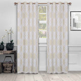 Ribbon Trellis Washable Room Darkening Blackout Curtains, Set of 2 - Blackout Curtains by Superior