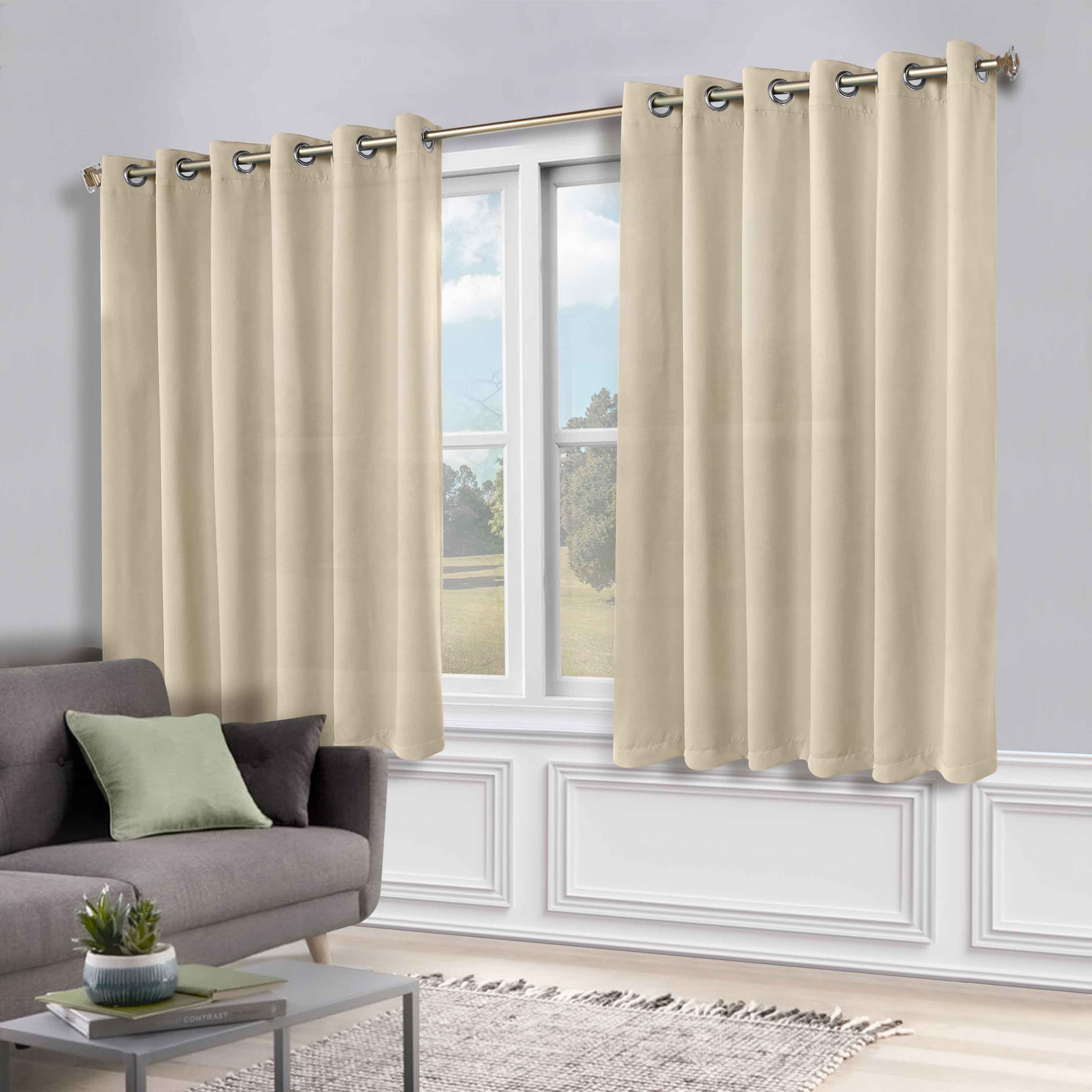 Classic Modern Solid Room Darkening Blackout Curtain Panels, Set of 2 - Blackout Curtains by Superior