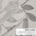 Leaves Room Darkening Washable Blackout Curtain Panels, Set of 2 - Blackout Curtains by Superior