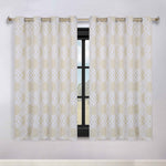Ribbon Trellis Washable Room Darkening Blackout Curtains, Set of 2 - Blackout Curtains by Superior