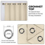Classic Modern Solid Room Darkening Blackout Curtain Panels, Set of 2 - Blackout Curtains by Superior