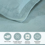 Jacquard Matelassé Paisley Cotton Bedspread Set - Bedspread by Superior