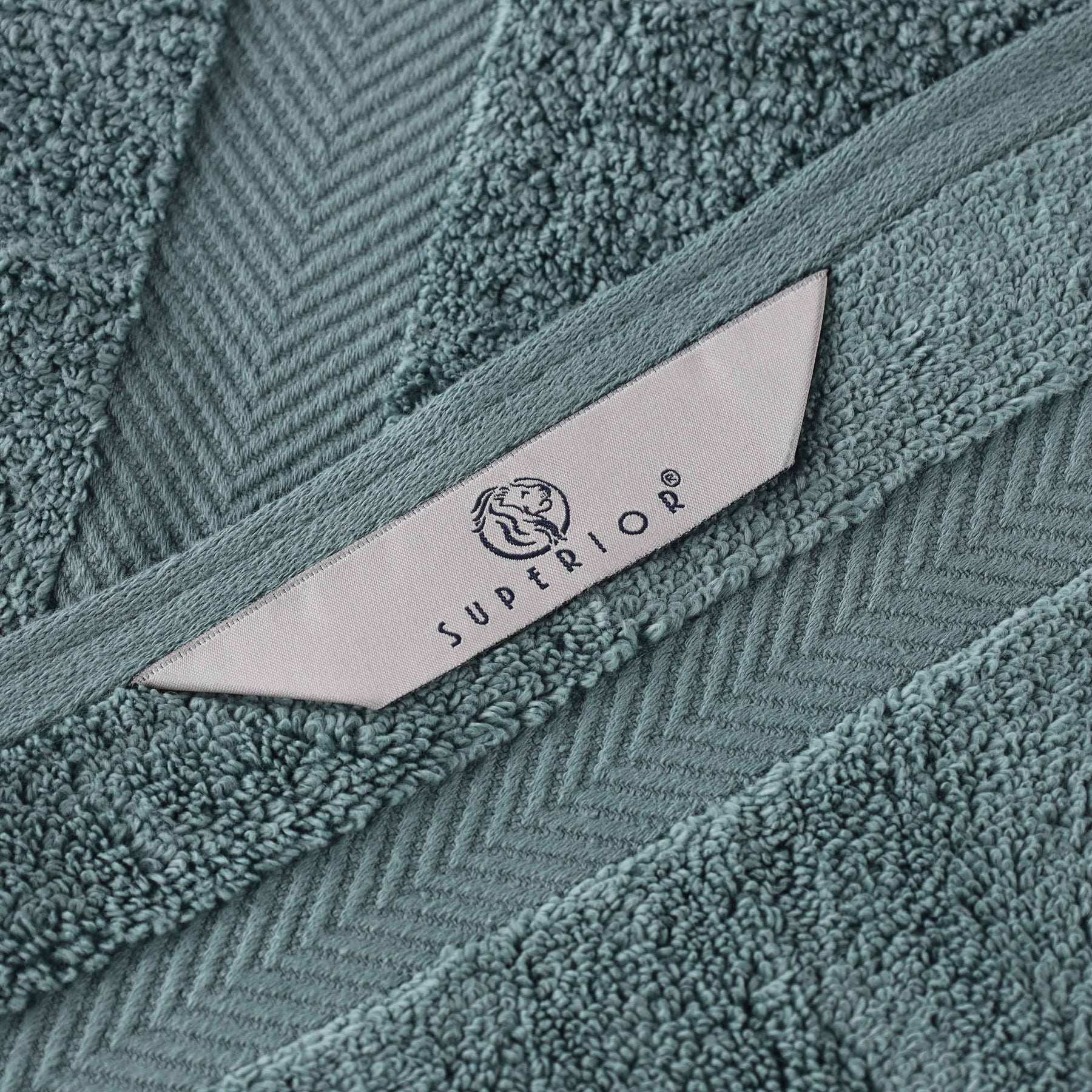 Zero-Twist Smart-Dry Combed Cotton 3 Piece Towel Set - Jade