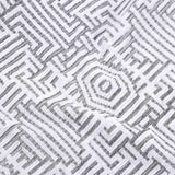 Jasper Cotton Geometric Jacquard Plush Bath Towel Set 2-Piece