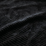 Kacey Ribbed Fluffy Fleece Blanket - Plush Striped Textured Throw