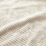 Kacey Ribbed Fluffy Fleece Blanket - Plush Striped Textured Throw