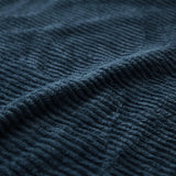 Kacey Ribbed Fluffy Fleece Blanket - Plush Striped Textured Throw