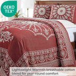 Kymbal Cotton Blend Woven Medallion Jacquard Bedspread Set - Bedspread by Superior