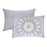 Kymbal Cotton Blend Woven Medallion Jacquard Bedspread Set