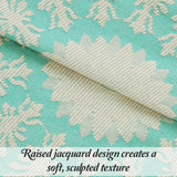 Kymbal Cotton Blend Woven Medallion Jacquard Bedspread Set