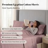 530 Thread Count Egyptian Cotton Sateen Bed Sheet Set