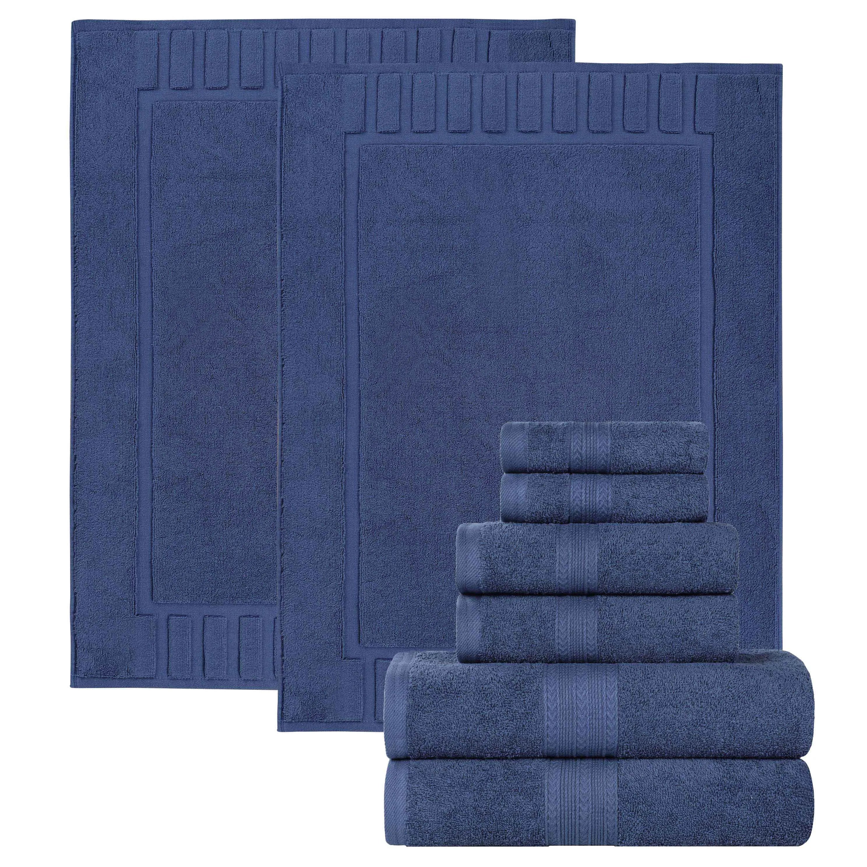 8-Piece Classic Eco Comfort Bath Bundle - Move-in Bundle by Superior Brand