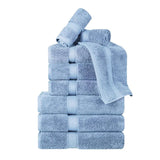 Madison Egyptian Cotton Plush Heavyweight 9 Piece Towel Set - Egyptian Cotton Towel Set by Superior Brand