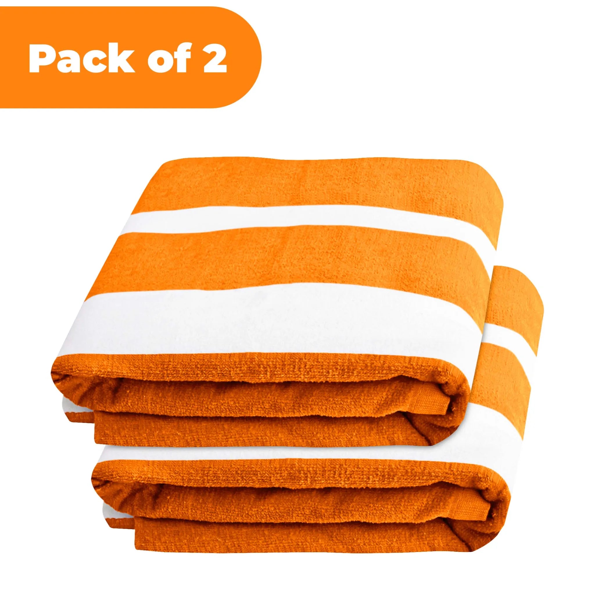 Superior Cabana Striped Cotton Chaise Lounge Chair Cover Set