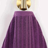 Soho Ribbed Cotton Absorbent Bath Towel Set of 4 - Bath Towel by Superior Brand