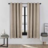Linen Washable Room Darkening Blackout Curtains, Set of 2 - Blackout Curtains by Superior