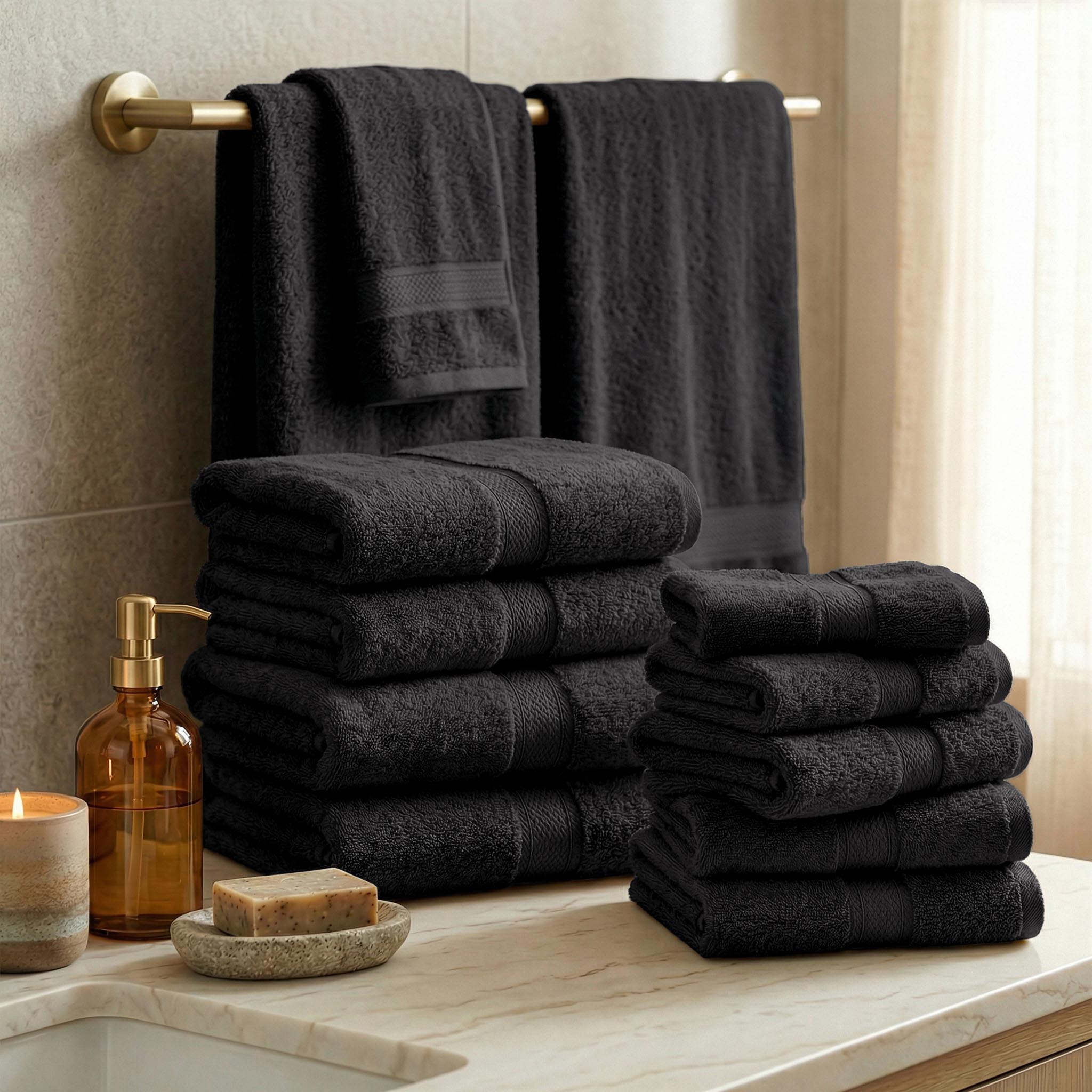 Egyptian Cotton Madison Plush Towel Sets By Superior Brand