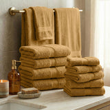 Egyptian Cotton Madison Plush Towel Sets By Superior Brand