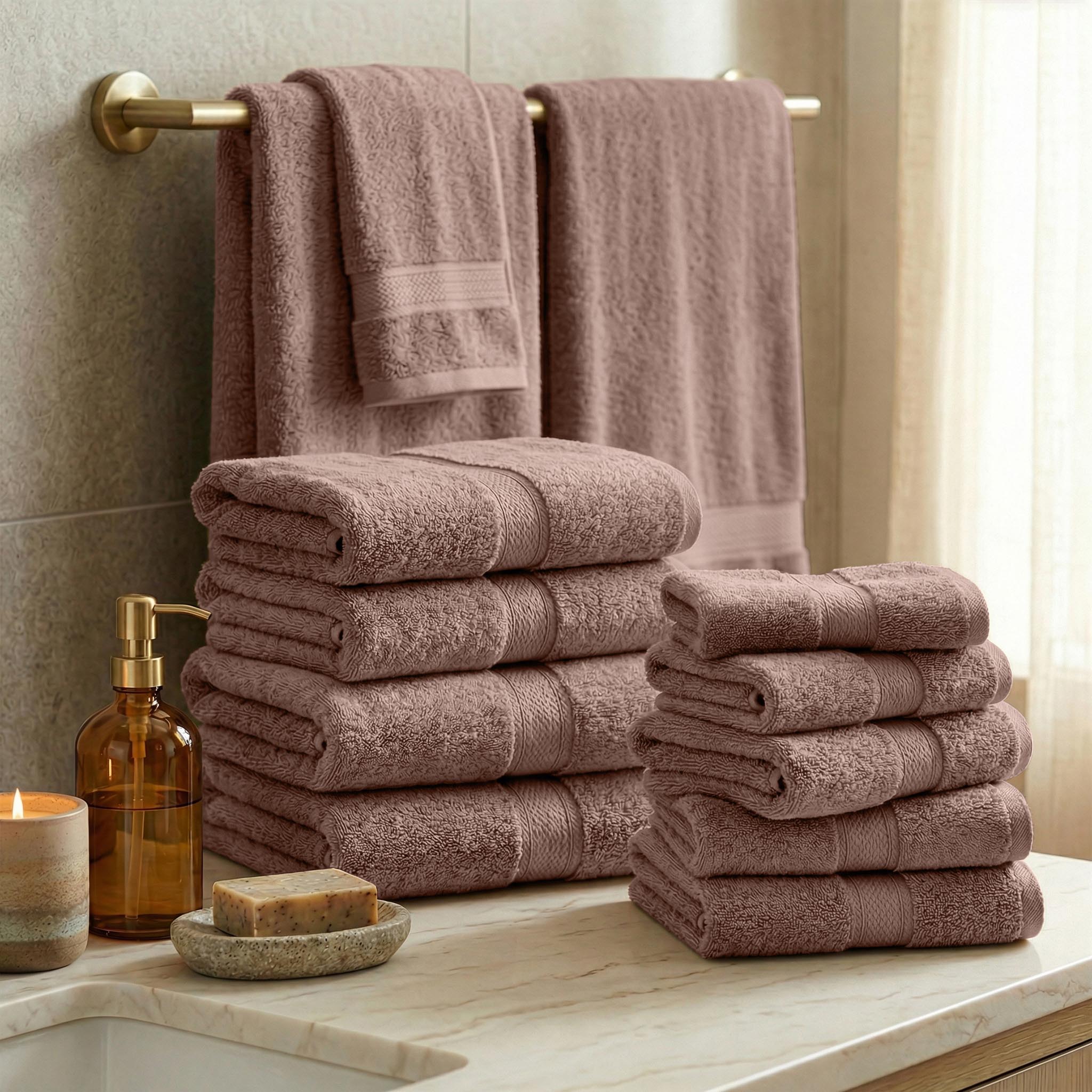 Egyptian Cotton Madison Plush Towel Sets By Superior Brand