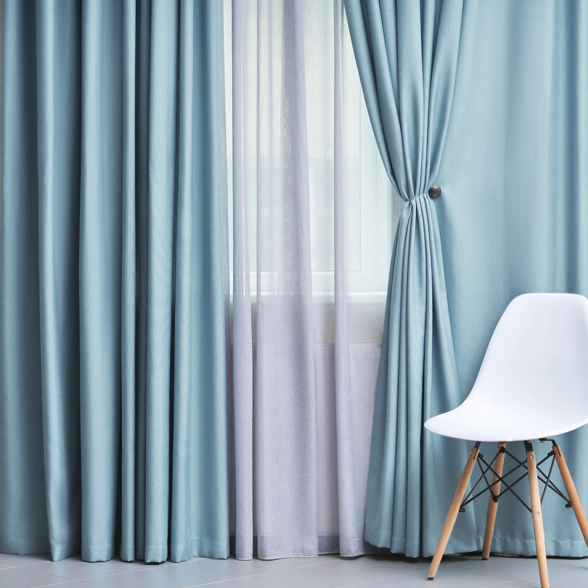 Solid Machine Washable Room Darkening Blackout Curtains, Set of 2 - Blackout Curtains by Superior Brand