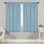 Solid Room Darkening Blackout Curtain Panels, Back Tabs, Set of 2 - Blackout Curtains by Superior